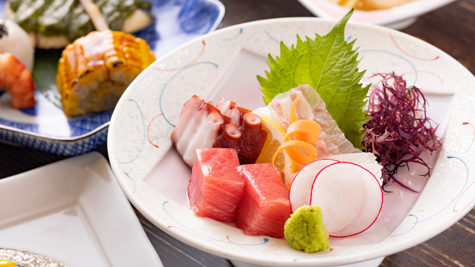 【銀河 旬菜會席】與自豪的夜景一起享受料理長推薦的和式會席料理