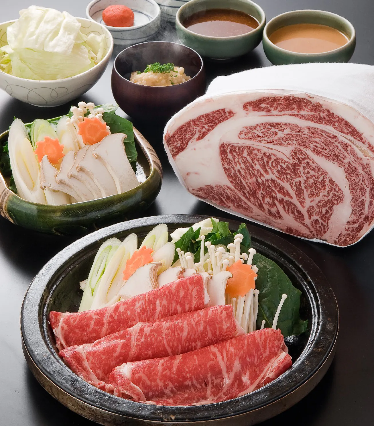 【壽喜燒晚餐】可選擇您喜愛的肉品晚餐 每位（3,300日圓～）