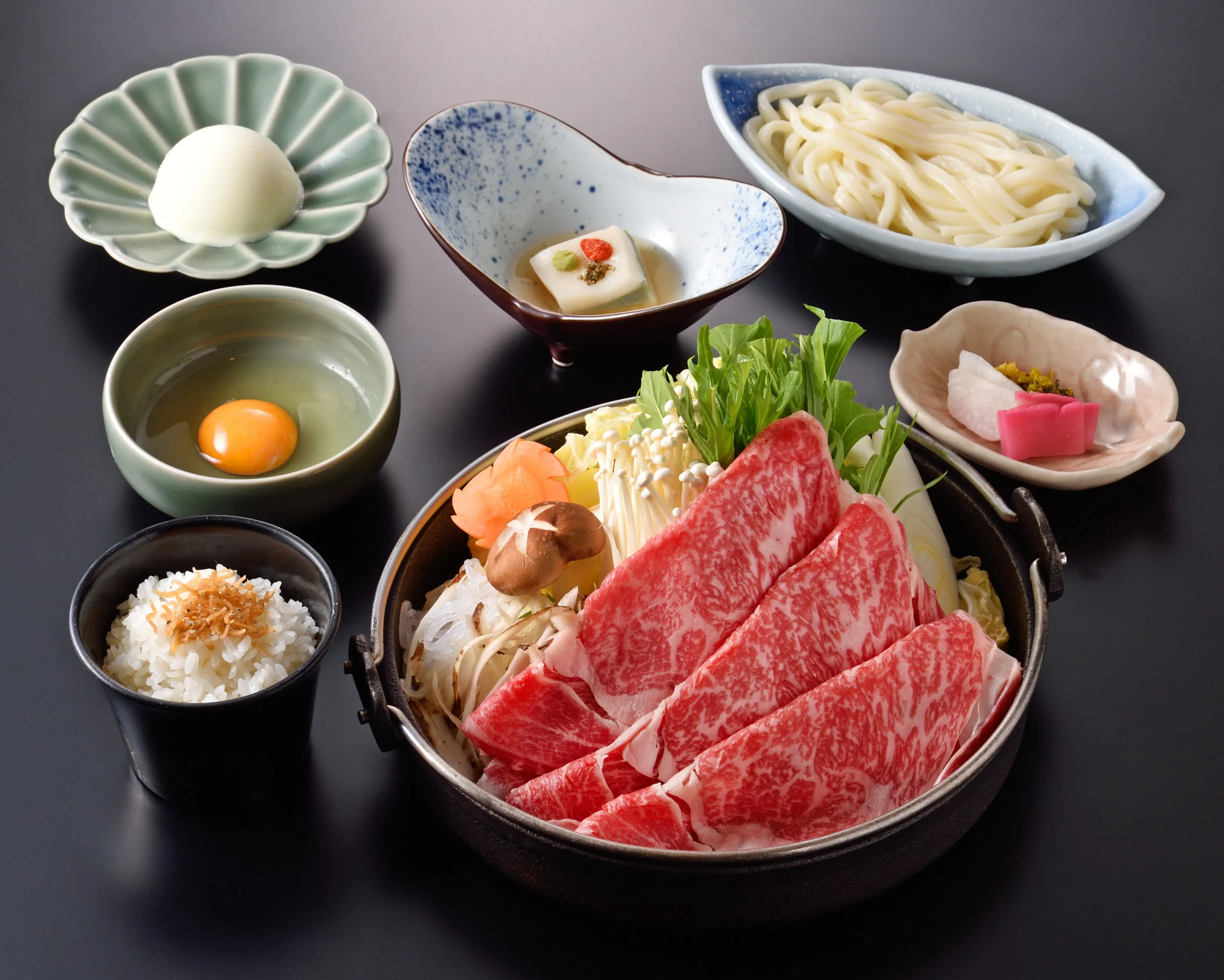 【すき焼きランチ】お好きなお肉が選べるランチ(2,530円~)