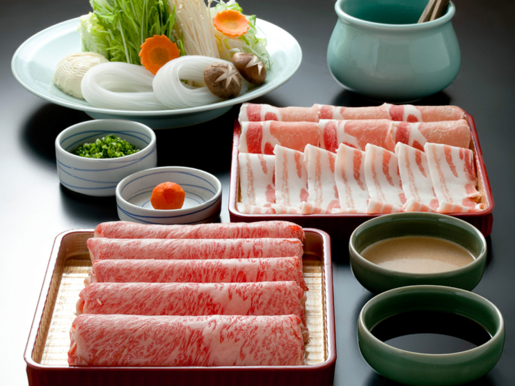 【涮涮鍋午餐】可以選擇喜愛的肉類午餐（2,530日圓～）