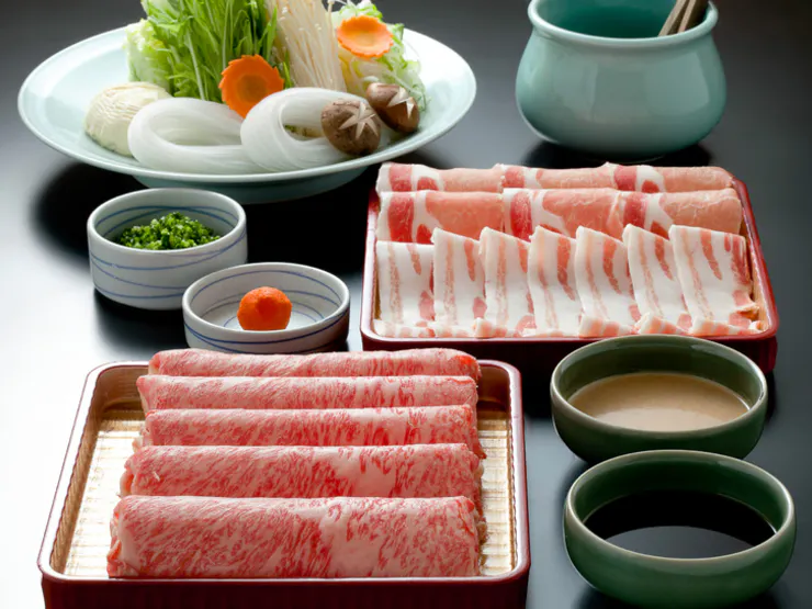 【涮涮鍋午餐】可以選擇喜愛的肉類午餐(2,530日圓~)