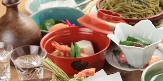 [Tokogosho Meal] Sashimi, Chawanmushi, Tempura or Grilled Fish, Small Dishes, and more (total of 8 items)