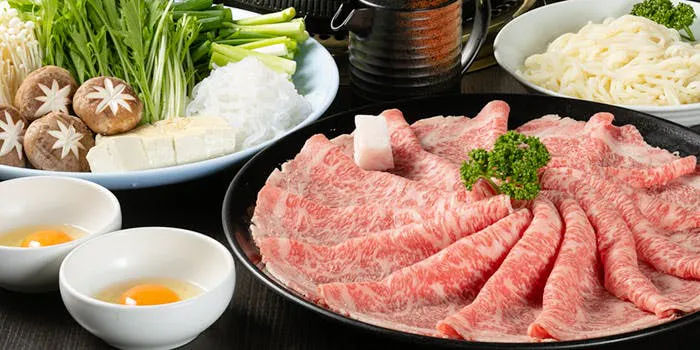 【すき焼き】コース （飲み放題も選択できます）