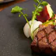 【休日限定ランチセット】最高級黒毛和牛”和妃牛”の「赤身肉ステーキ 120g」