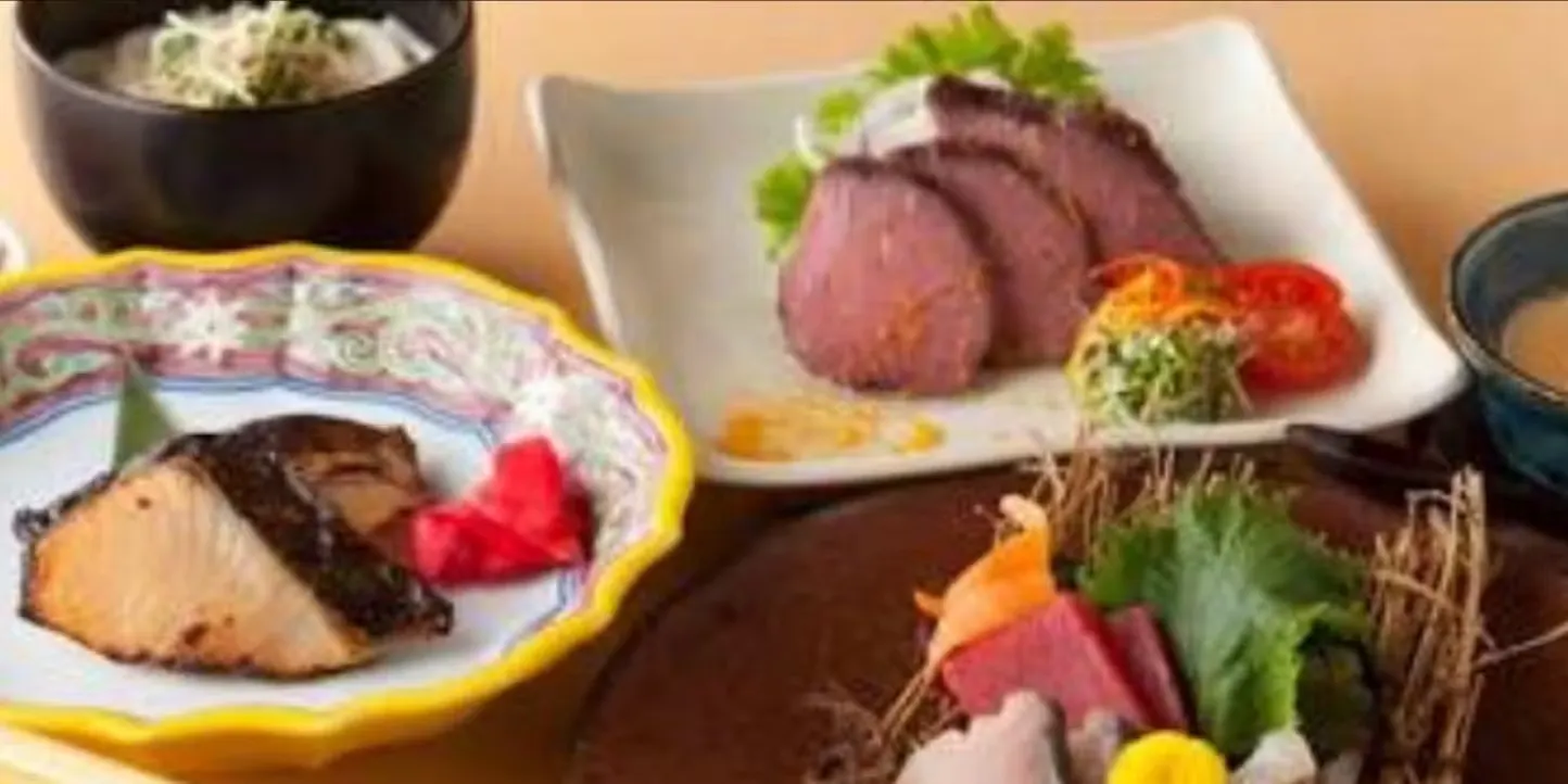 [Seasonal] A full banquet course featuring seasonal Japanese-style tempura and roasted black Wagyu beef - 9 courses in total -
