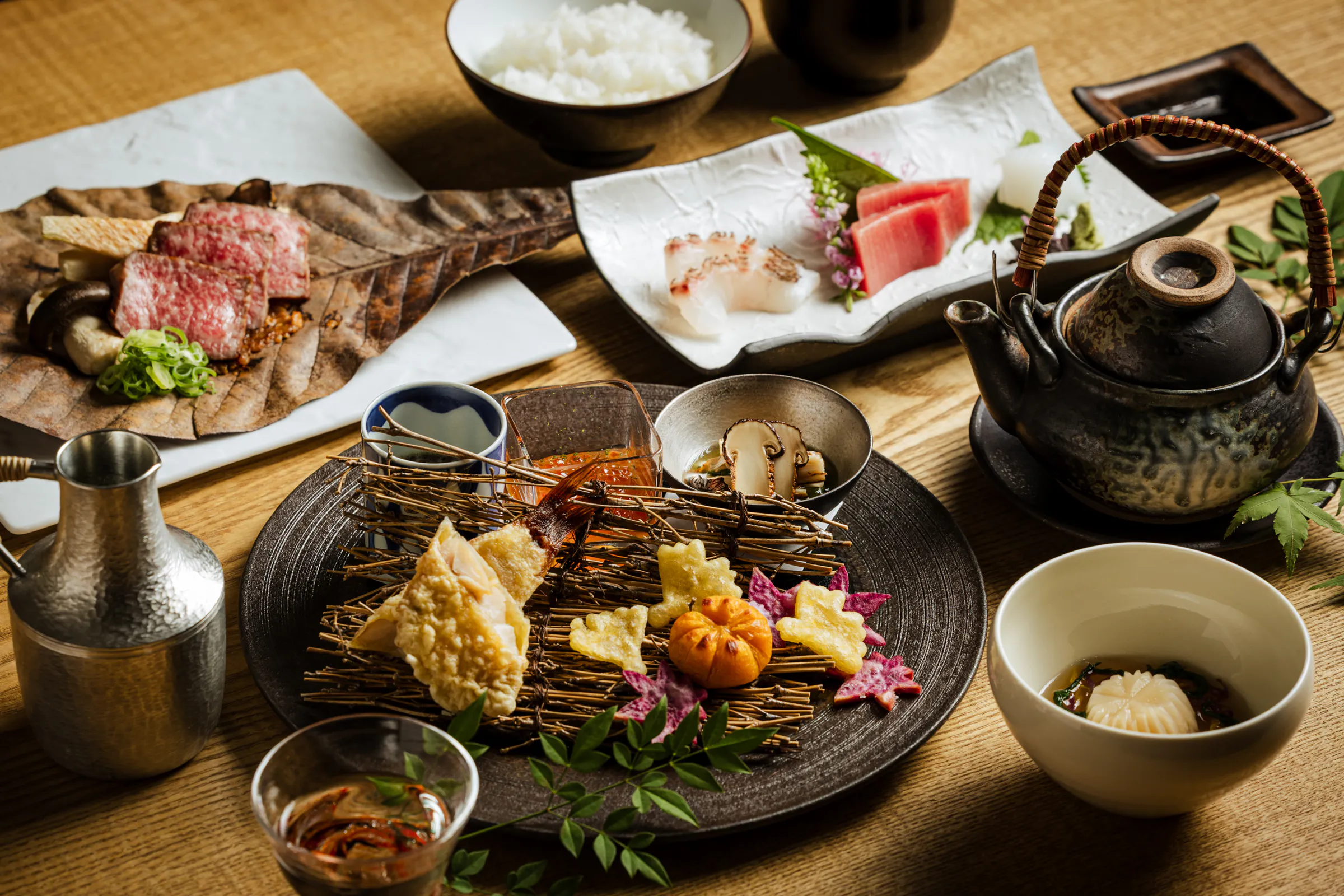 【季節套餐「極」】享用使用當季食材的料理・請盡情品味本店的一切