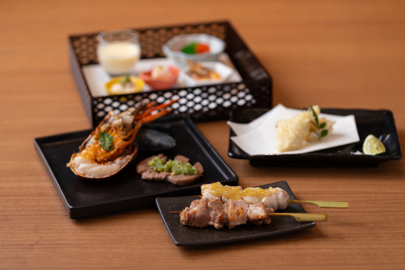 [Special Hospitality for Someone Important] Luxurious Yakitori Kaiseki [Takumi] Course featuring Hinai Jidori, Ise Lobster, and more