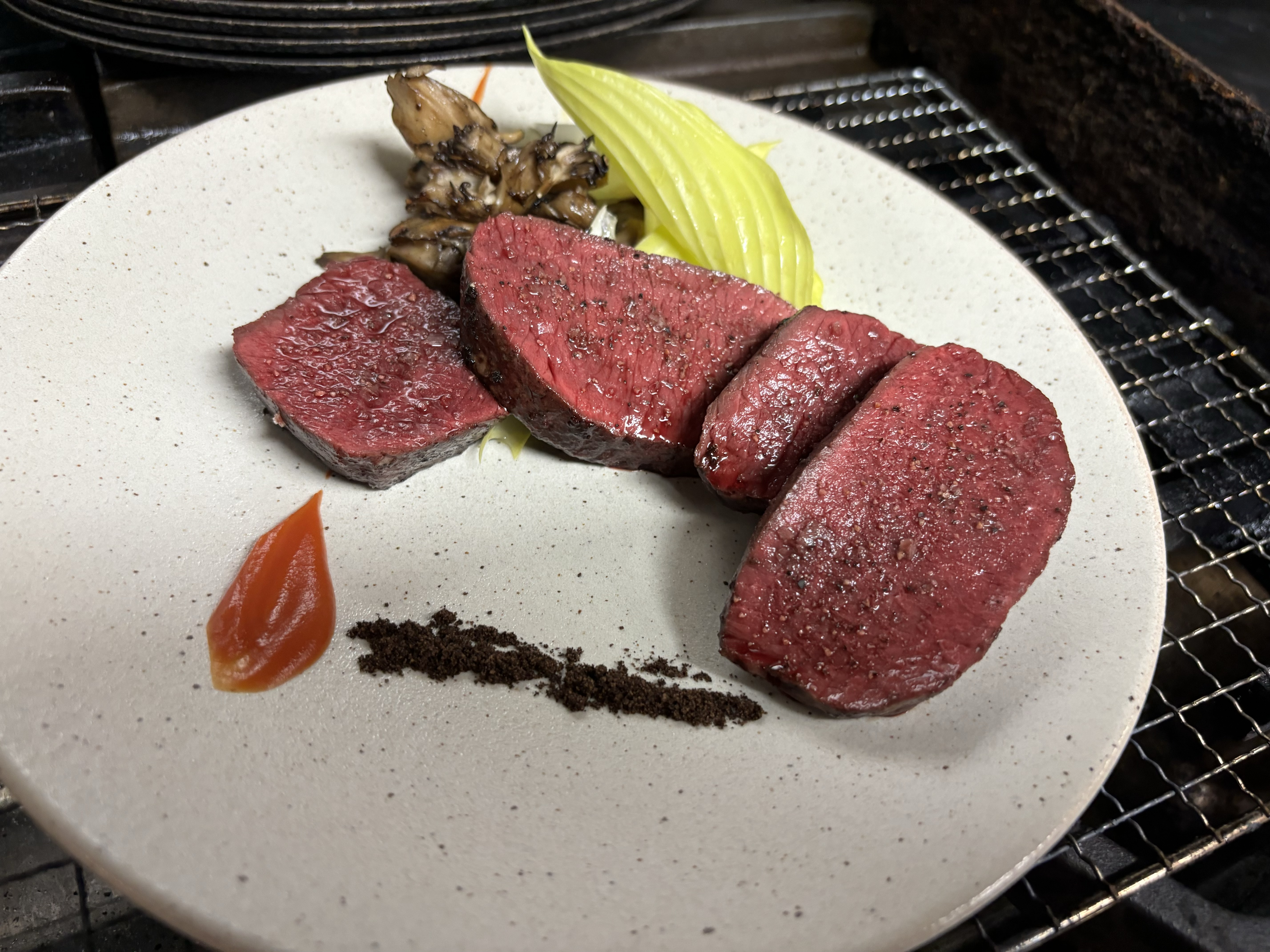 【2h飲み放題E】全8品●ジビエと和牛ステーキ●コース【スパークリングワイン込み飲み放題】(1.5h L.O.)