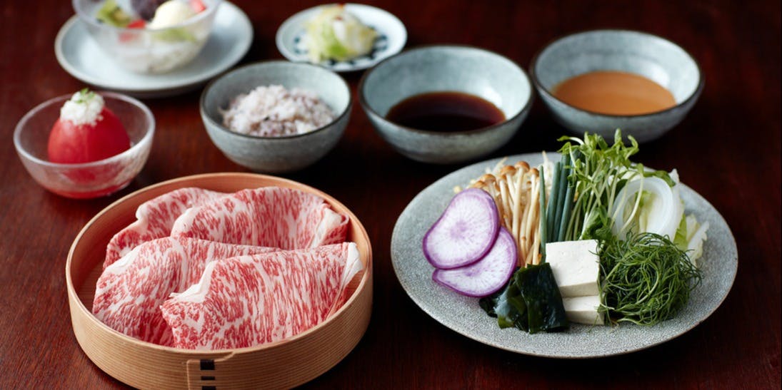 【3種和牛品嚐】神戶牛、松阪牛、山形牛拼盤 涮鍋或壽喜燒