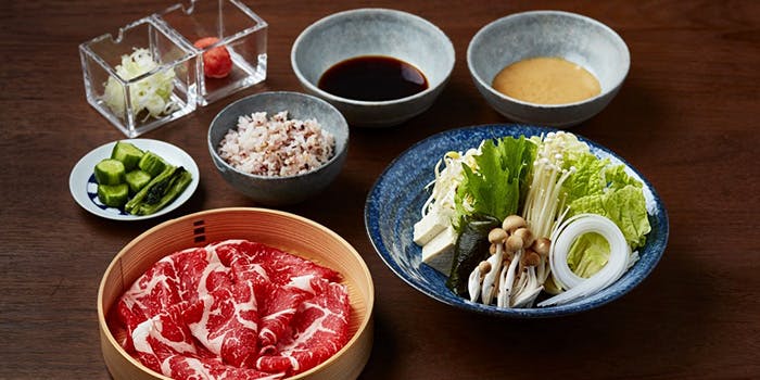 【平日限定・すき焼き】国産牛 120g コース 6品