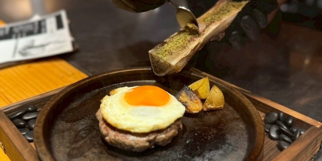 コウシキャンプの選べるお肉贅沢ランチ。全5品