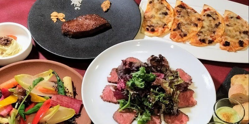 【特别套餐】熟成和牛汉堡排、牛横膈膜、熟成和牛瘦肉等共6道菜