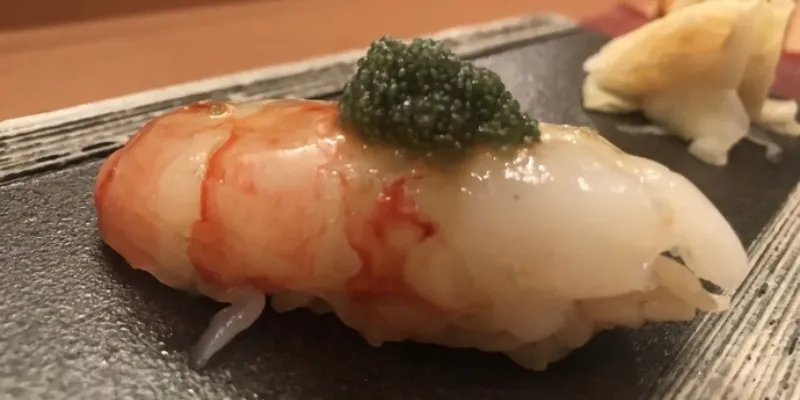 【おまかせショートコース】ニシン、ホッケ、ボタン海老など北海道の食材でつくる鮨コース