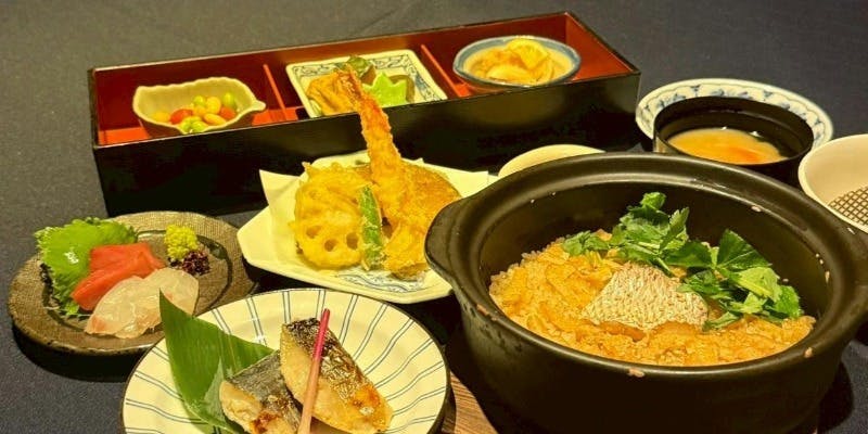 午餐預約限定【西京燒魚套餐（豆茶的家常小菜、季節土鍋飯等）】