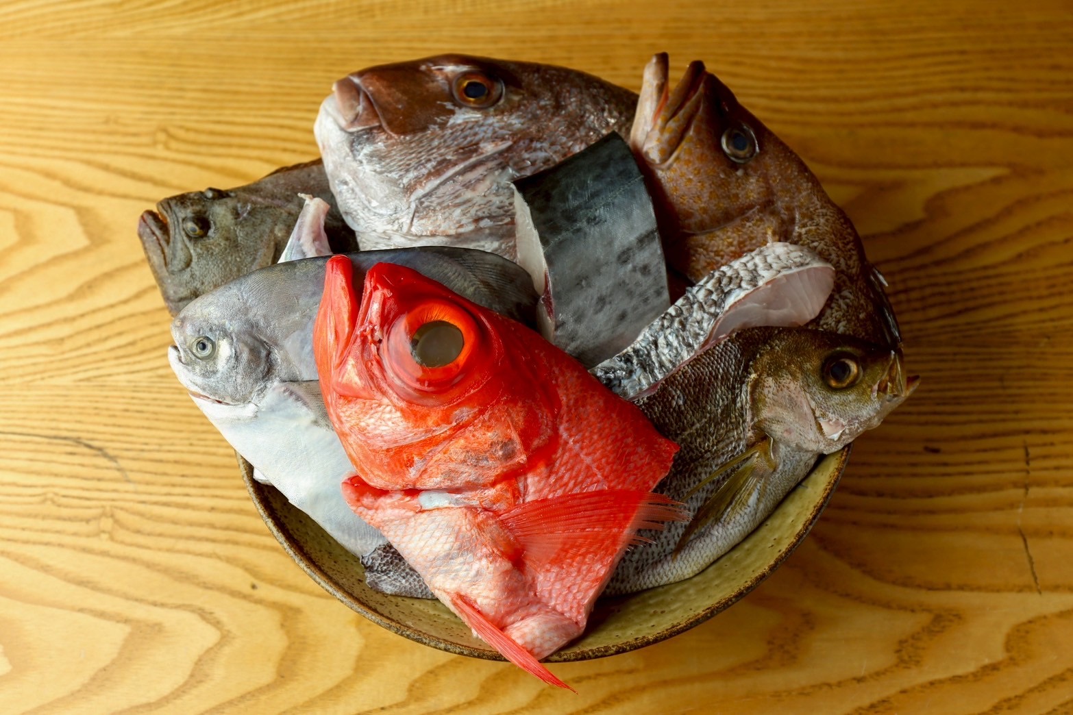 ディナー【特上鯛めしコース】特上造り盛合せ、煮魚、珍味3種、鯛めし等全7品