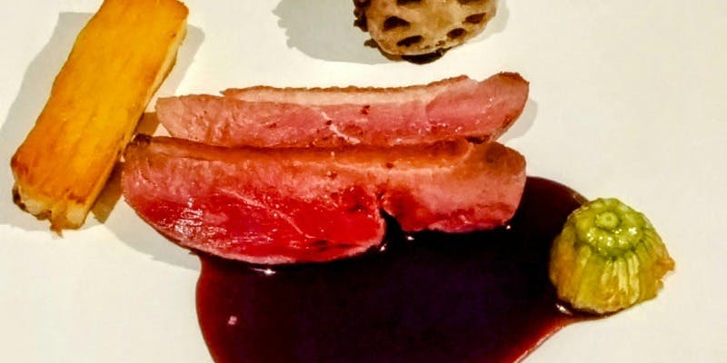 【一休限定スペシャルコース】金目鯛＆肉料理、デザート含む全9品　乾杯酒付き