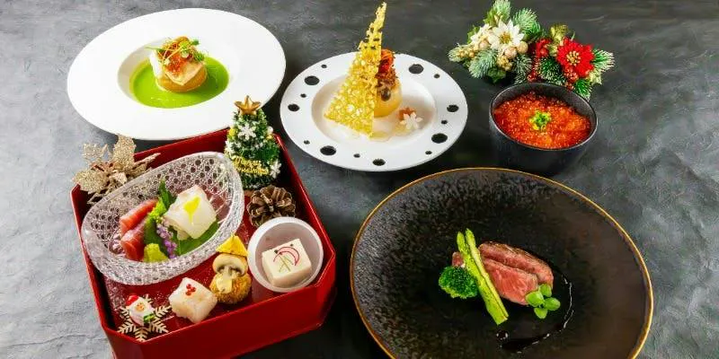 【Xmas2026】Luxurious Kaiseki Course Featuring Medium Fatty Tuna, Abalone, Lobster and Sea Urchin, and Japanese Wagyu Beef Fillet, 7 Courses