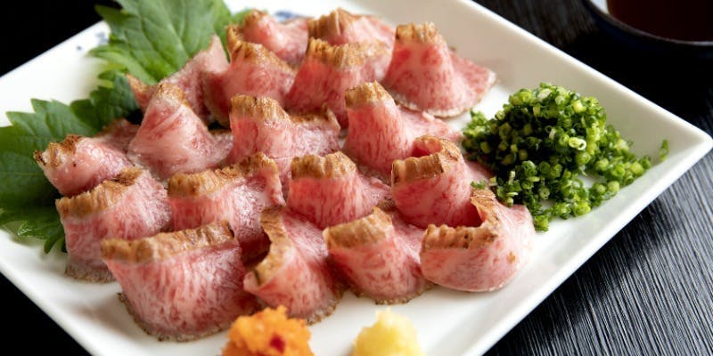 【花萌コース】A5黒毛和牛サーロインステーキor焼霜たたき付き会席フルコース全9品