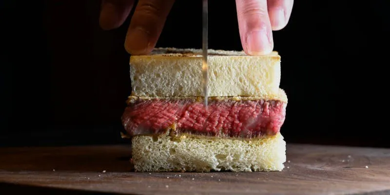 [Katsu] A total of 10 dishes including Wagyu beef fillet cutlet sandwich
