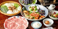 "Sukiyaki Course: Featuring A4 Rib Roast 150's Selected Black Wagyu Beef Sukiyaki and 5 more dishes"の画像