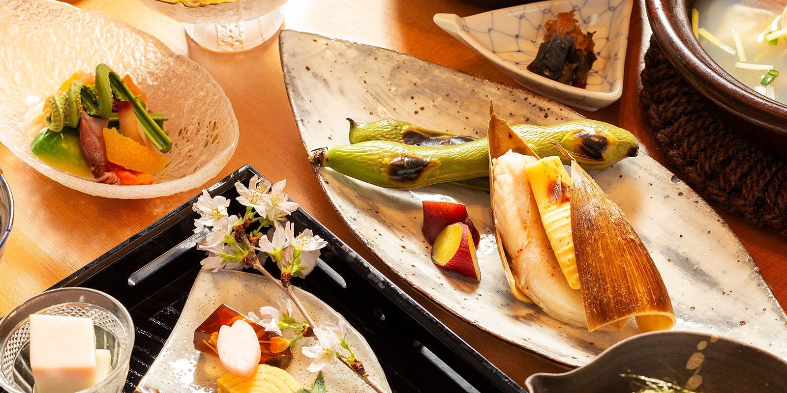 ねこみやスペシャルコース Ikkyu Special Course] Featuring 8 dishes including Kamataki