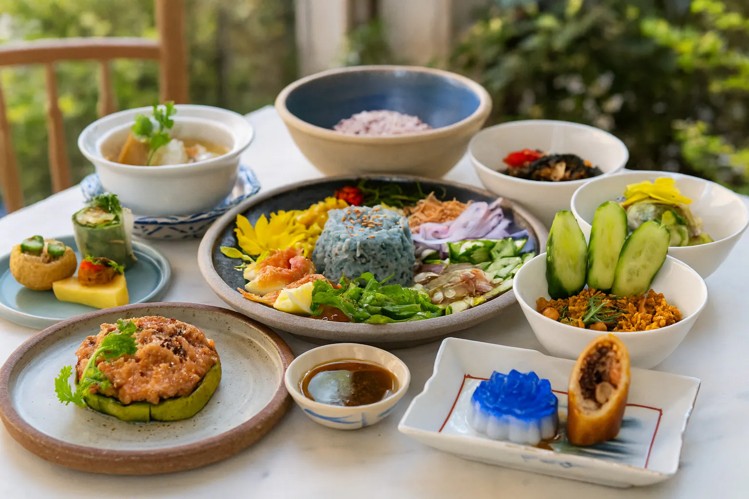 Dinner Vegan Course (with welcome drink) (10 dishes)