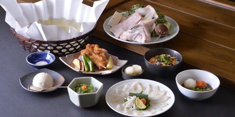 Premium Natural Tiger Pufferfish Daigo Course 6 Courses ※Reservation required by the day before