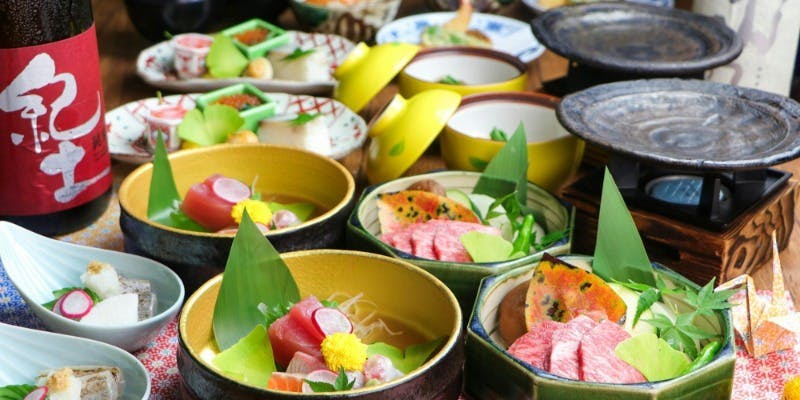 【匠人課程】造り、熊野牛、季節逸品等共10道菜品