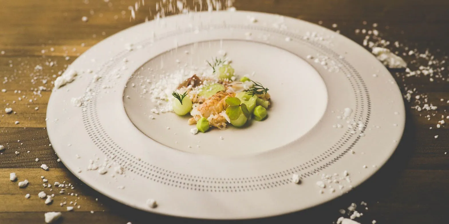 Lunch Course: A lunch course featuring approximately 18 types of desserts