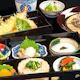 【にぎわい御膳】にぎわい弁当、揚げたて天ぷら、お蕎麦