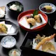 【お昼限定|揚げたて天ぷら御膳】季節の先付け、天ぷら10種を含む全4品