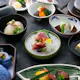 Authentic Kaiseki Course: Kame - 8 items including Appetizer, Soup, Sashimi, Grilled Dish, Simmered Dish, Main Course, and more.