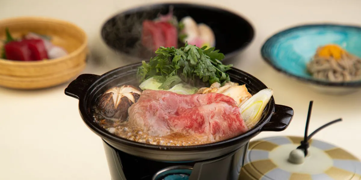 【麗華 Renka 】黒毛和牛リブロースの陶板焼き会席　全9品