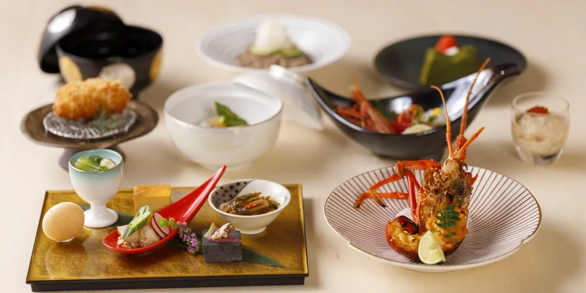 【煌雅 Kouga】伊势龙虾烧烤与黑毛和牛牛锅 豪华严选会席10品