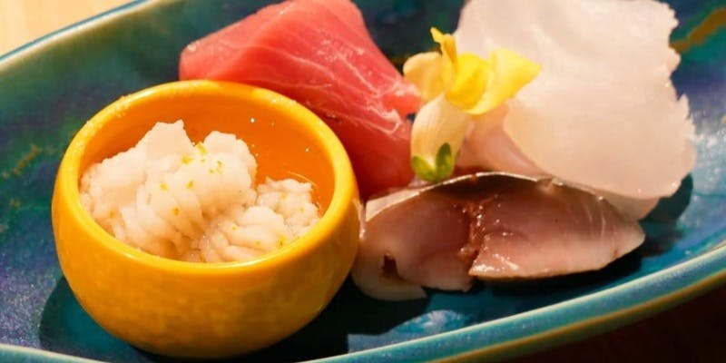 【随心所欲套餐】含刺身拼盘的前菜约4种