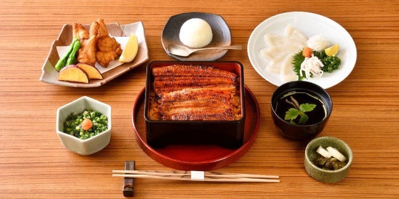[Unagi Jubako & Fugu MIX] Premium Genman Course [Matsu] (7 Courses)