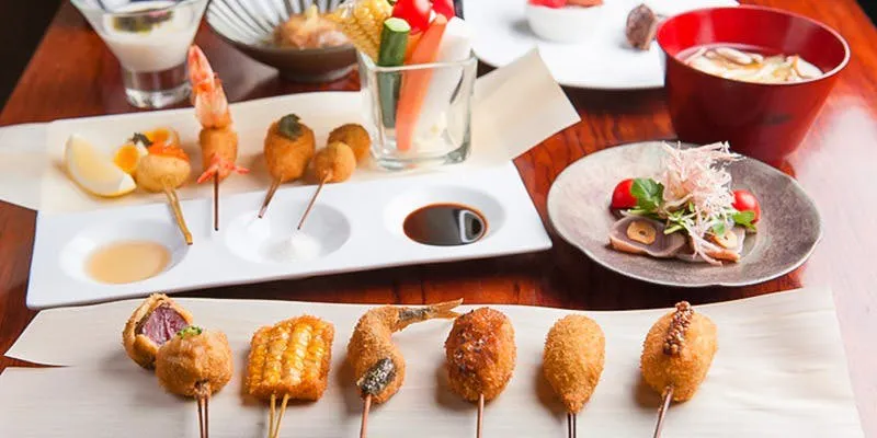 [Skewer Fry and Japanese Cuisine Course] Recommended for those who want to enjoy Naniwa skewer fry and Japanese cuisine to their heart's content.