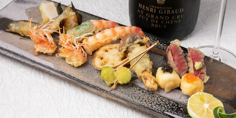 【天ぷら5,000円ランチコース】天麩羅8品
