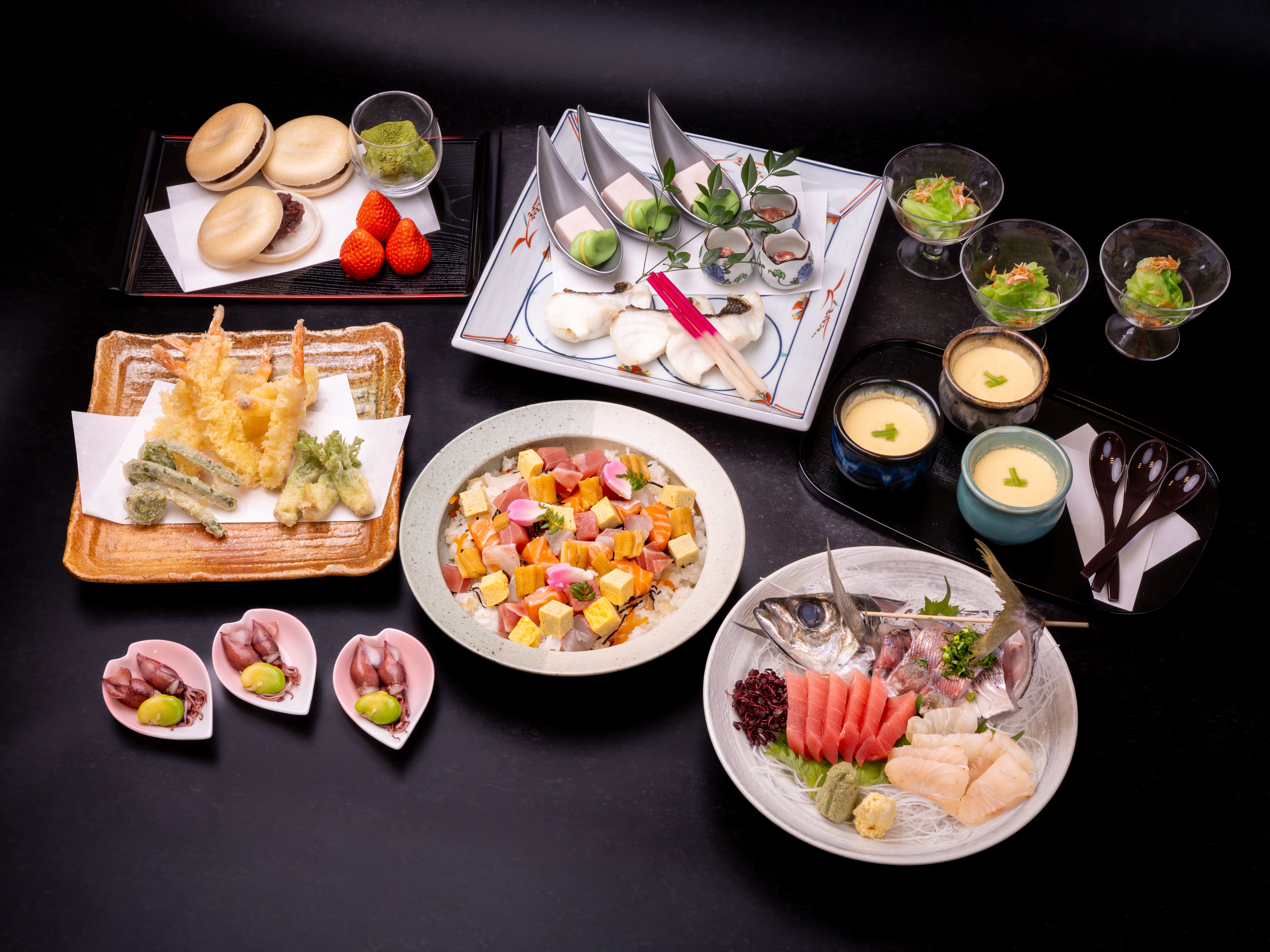 [2-Hour All-You-Can-Drink Included] Kaiseki Sharing Platter Plan