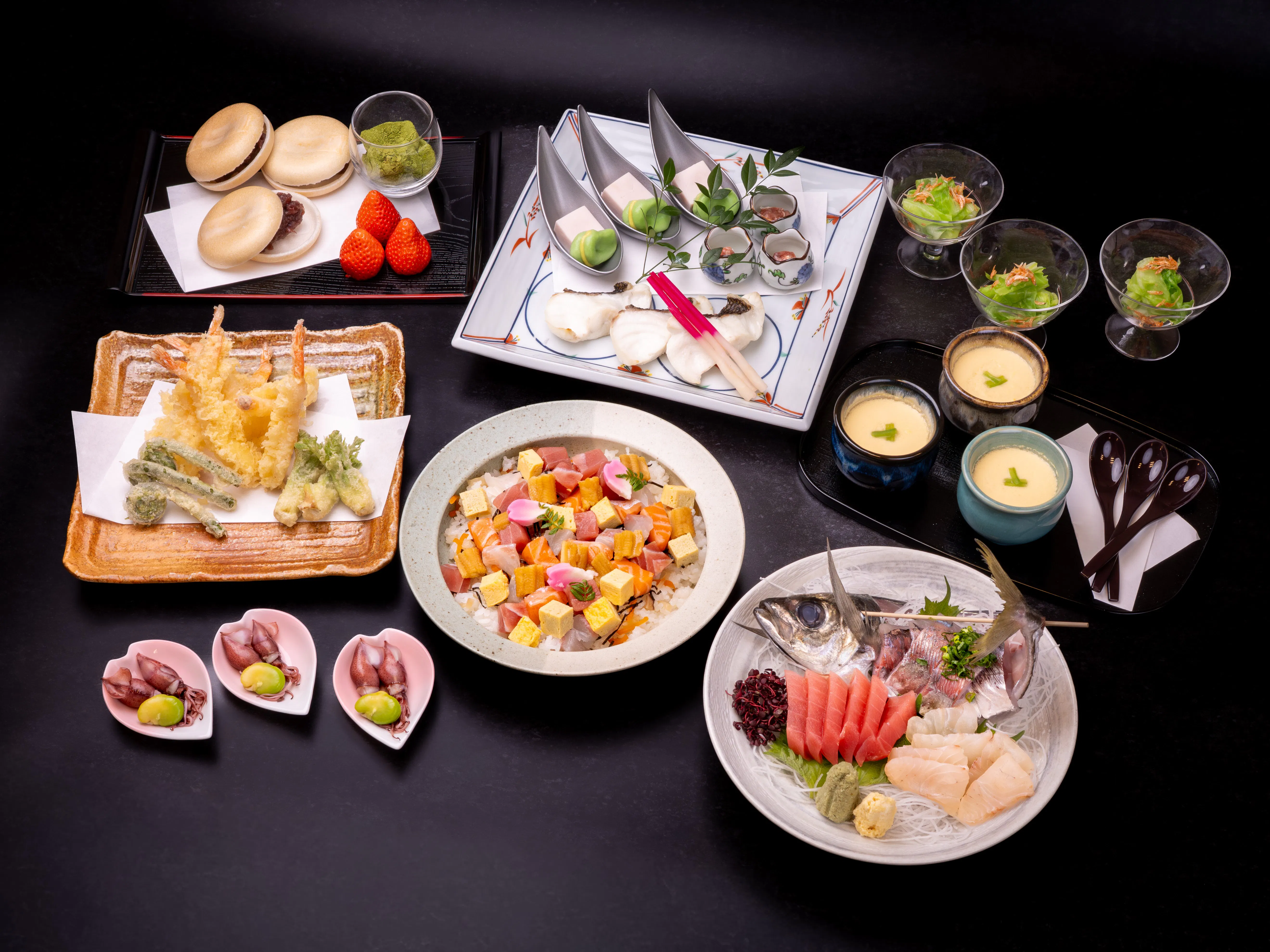 [2-Hour All-You-Can-Drink Included] Kaiseki Sharing Platter Plan