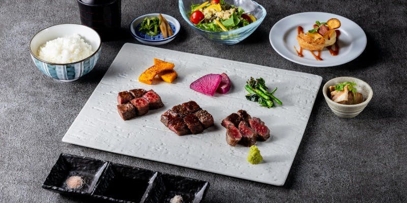【凛套餐】和牛3种拼盘比较 全6道菜