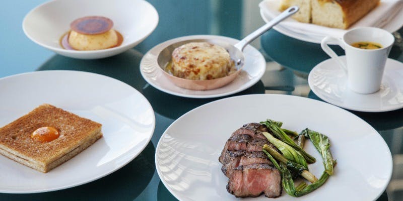 【MENU MARUNOUCHI】アミューズ・前菜・メイン・デザート含む4品コース