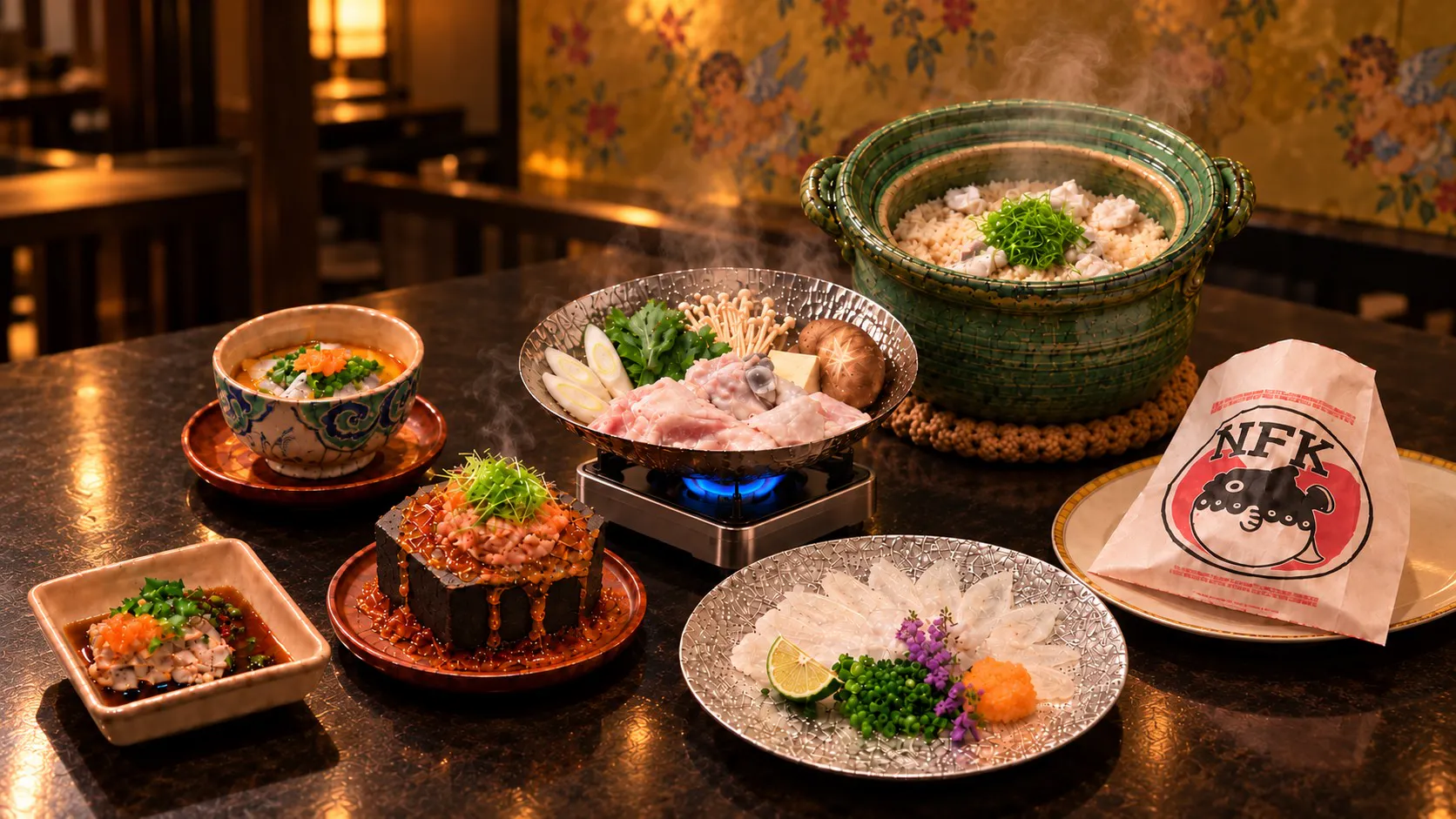 【河豚全餐套餐】11月1日〜12月23日期間限定