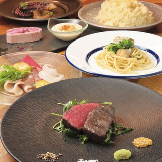 【Christmas Private Room Guaranteed/With a Toast Drink】Wood-Fired Domestic Beef Fillet (12/24–12/25)