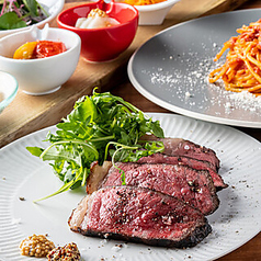 ◇Lunch◇ Domestic Beef Grilled with Firewood Set