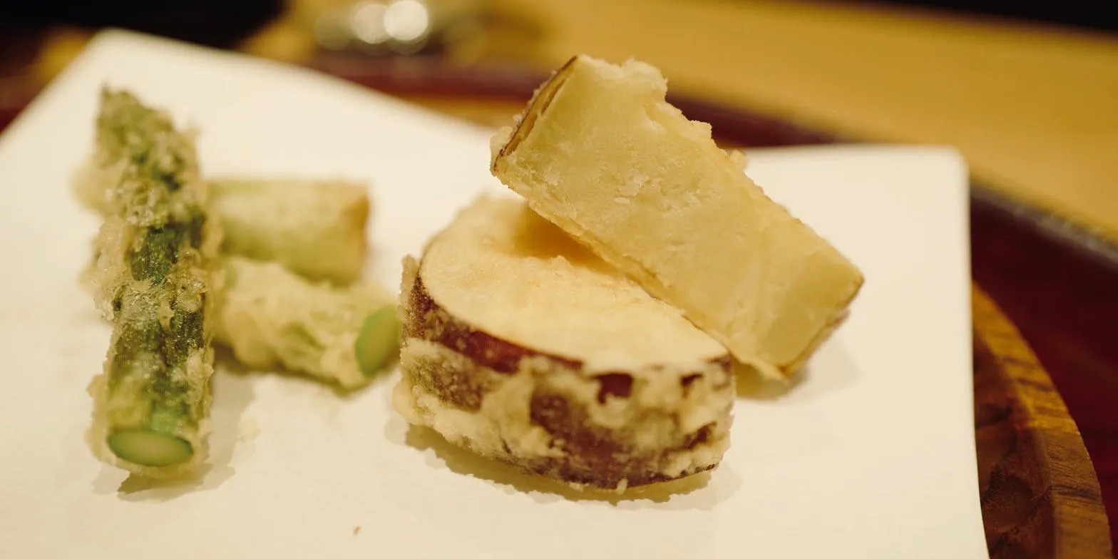 【天婦羅コース】季節の天ぷら10種など季節食材を存分に!デザート含む全6品
