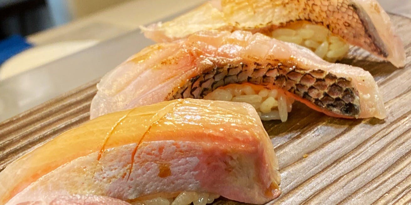 【Omakase 40 Course】Includes 6 dishes in total: sashimi, grilled items, simmered dishes, sushi, and more.
