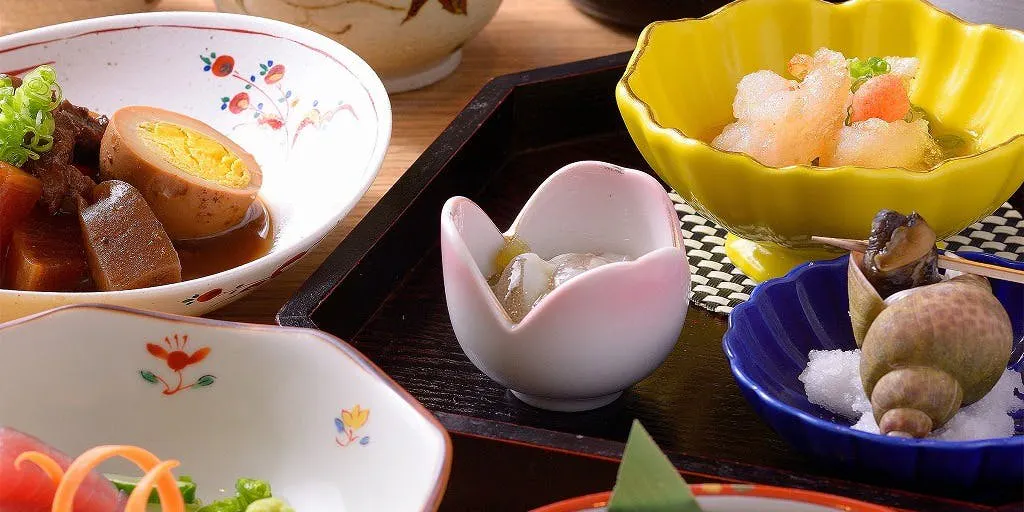 【蕎麦前セット】お造り、焼物など全4品