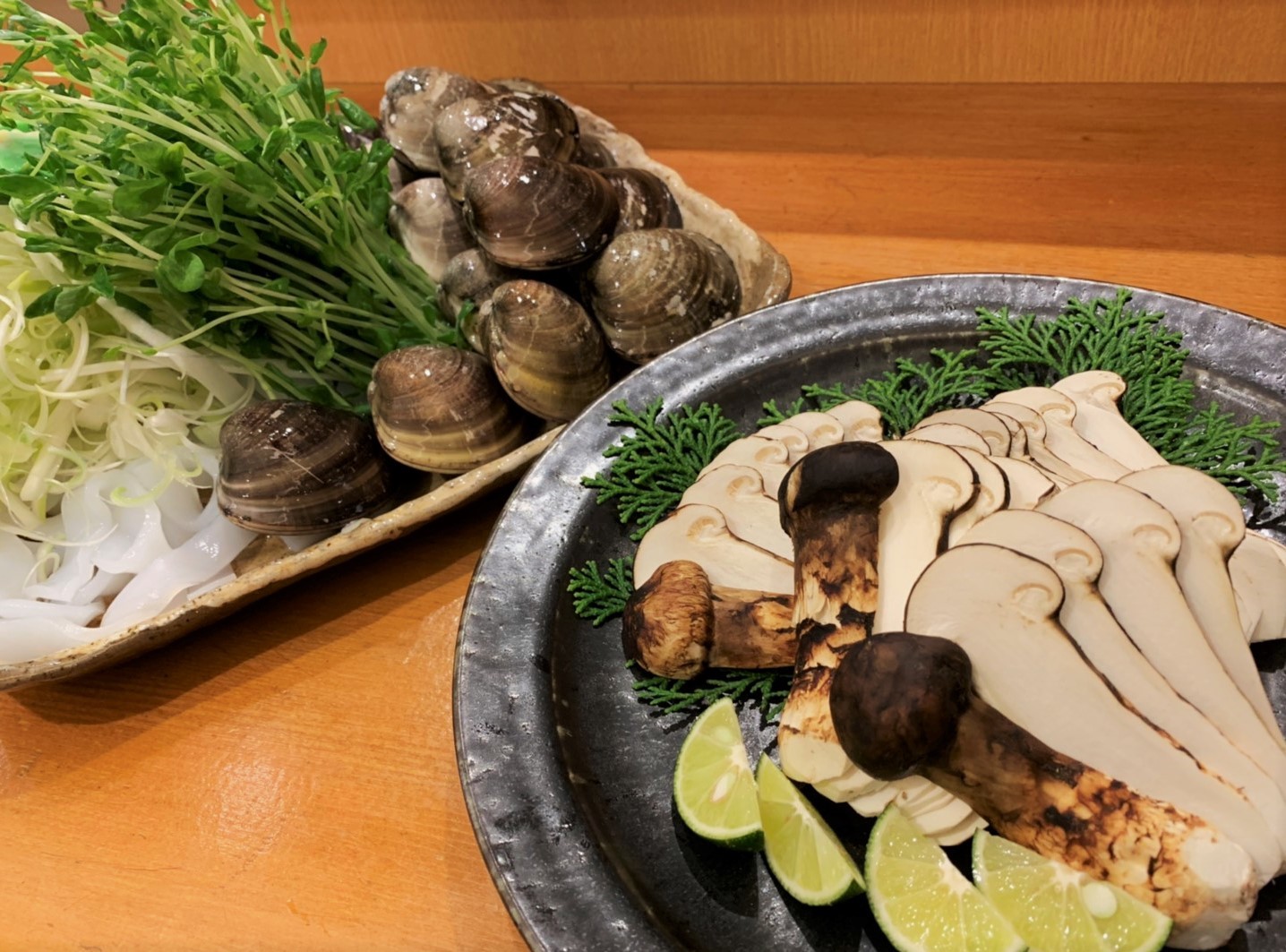 【～萩～はまぐりと松茸のしゃぶしゃぶ】蛤と旬の松茸のしゃぶしゃぶなど（9月10月限定）