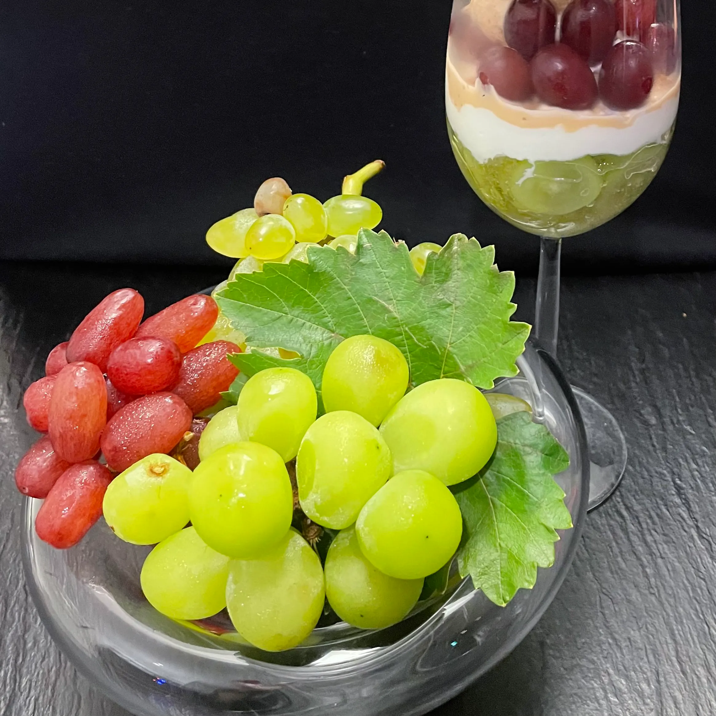 【 9/5〜10/10限定】 Le menu Parfait Sandwich au beurre aux Raisin sec   葡萄干黄油三明治芭菲 & 初秋短款菜单🍇